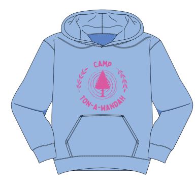 Blue Hooded Sweatshirt (New for Summer '25) 